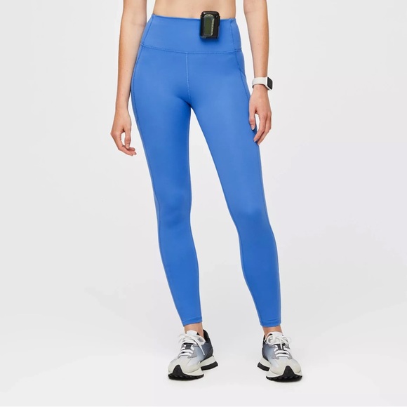 Figs Underscrub leggings Capri Blue Size M - Picture 9 of 10
